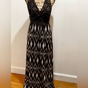 Geometric maxi dress